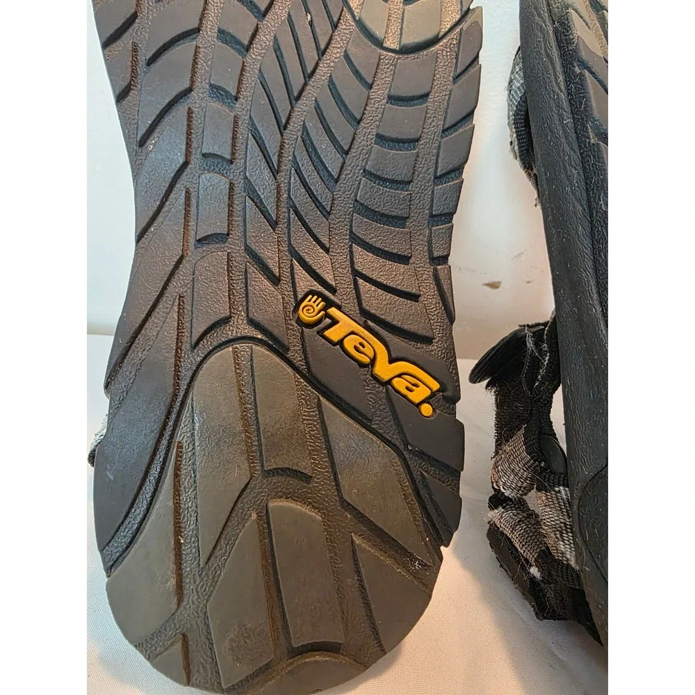 Teva Mens Hurricane XLT2 Sport Sandals Grey Black Geometric Pattern EU 40
